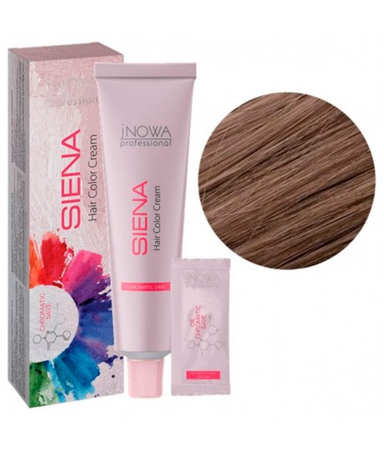 Крем-краска для волос 8/0 jNOWA Siena Chromatic Save 90 мл