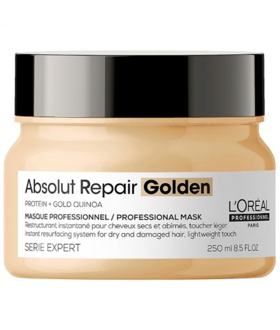 Маска для восстановления волос золотая LOreal Absolut Repair Gold Quinoa Golden Mask 250 мл NEW