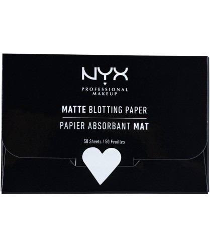 Матирующие салфетки для лица NYX Professional Makeup Blotting Paper Matte 50 шт