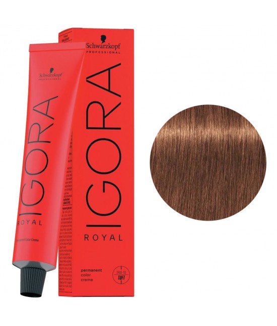 Краска для волос Igora Royal 7-57 Средне-русый золотисто-медный 60 мл