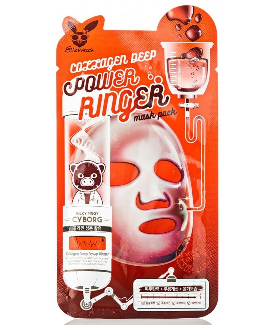 Маска коллагеновая Elizavecca Collagen Deep Power Mask Pack (1 in 10)