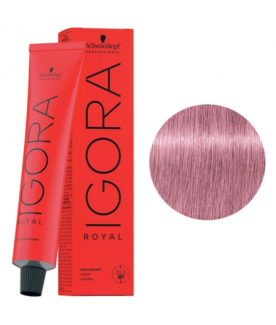 Краска для волос Igora Royal 9,5-89 Светлый блондин пастельный красно-фиолетовый 60 мл