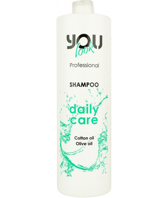 Шампунь для ежедневного ухода с хлопковым и оливковым маслом You Look Daily Oil Shampoo 1000 мл