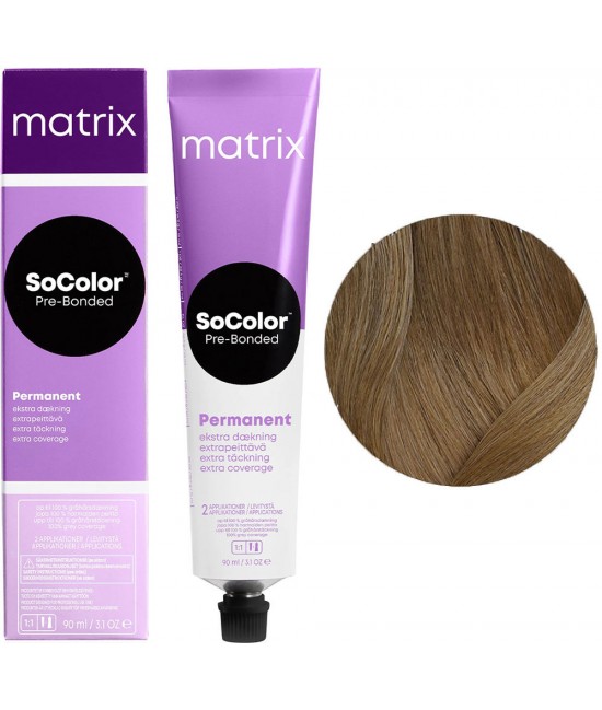 Краска Matrix SoColor Extra Coverage для высокоэффективного 100% закрашивания седины 507NW Extra Coverage Светлый блондин