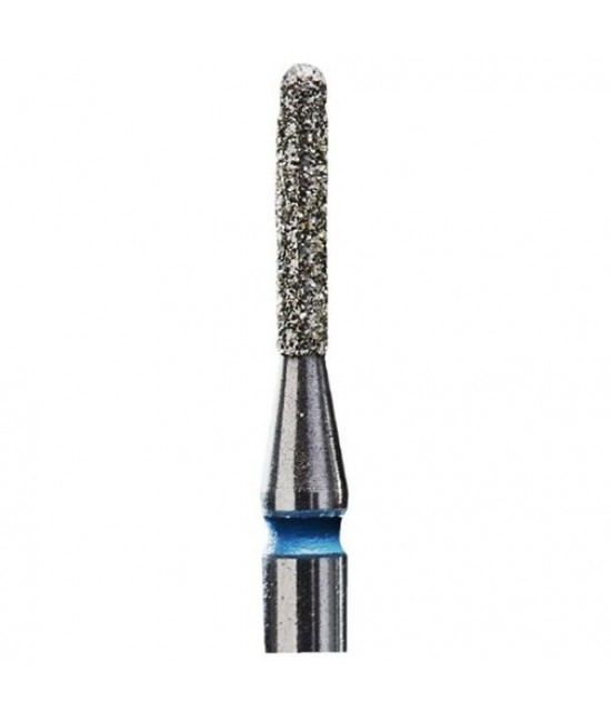 Фреза алмазная цилиндр закругленная синяя Staleks Expert FA30B014/8K