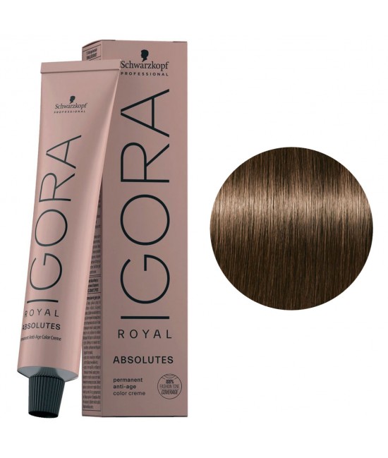 Краска для седых волос Schwarzkopf Igora Royal Absolutes 7-40 средне-русый бежевый натуральный 60 мл