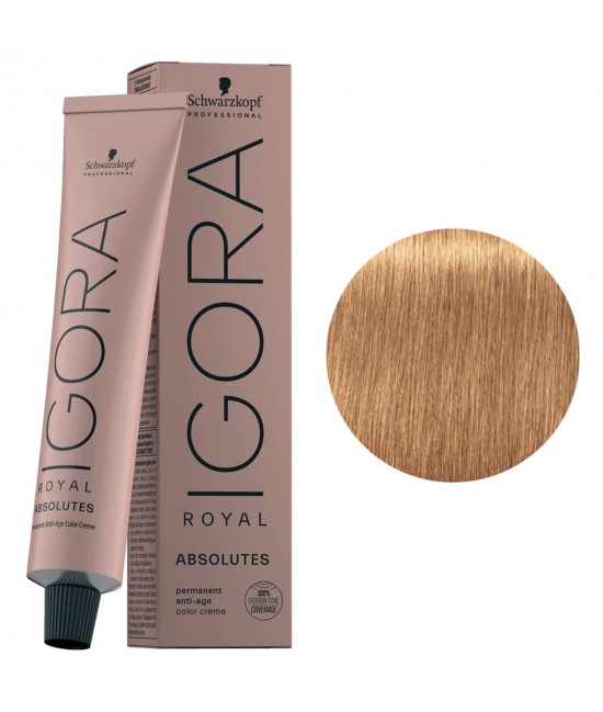 Краска для седых волос Schwarzkopf Igora Royal Absolutes 9-50 экстра светлый блондин золотистый натуральный 60 мл