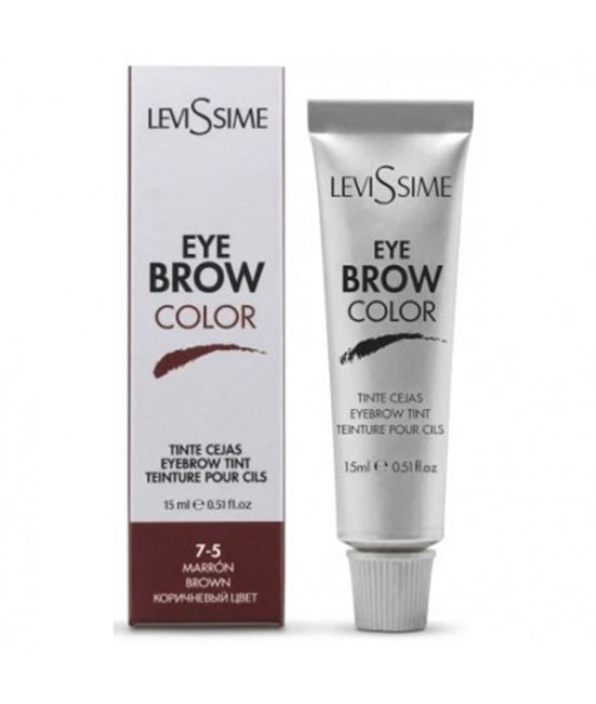Краска для бровей Levissime Eye Brow Color, 15 мл №7-5 Brown