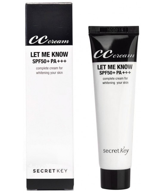 Увлажняющий солнцезащитный CC-крем Secret Key Let Me Know CC Cream SPF50+ Pa+++ 30 мл