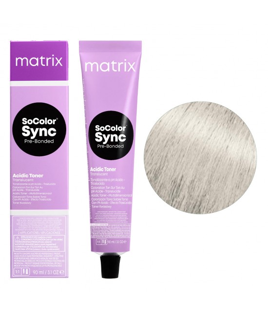 Краска для волос без аммиака Matrix Color Sync Тонер на кислотной основе Пепельный  90 мл
