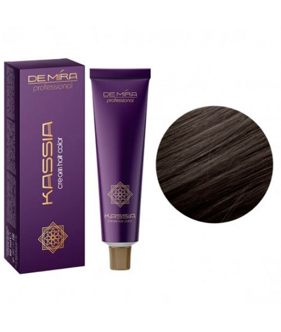 Стойкая крем-краска для волос 4/0 DeMira Professional Kassia 90 мл