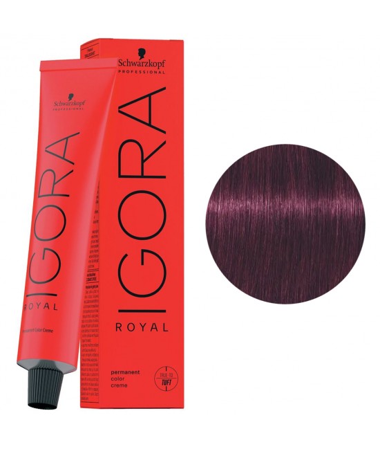 Краска для волос Igora Royal 6-99 Темно-русый фиолетовый экстра 60 мл