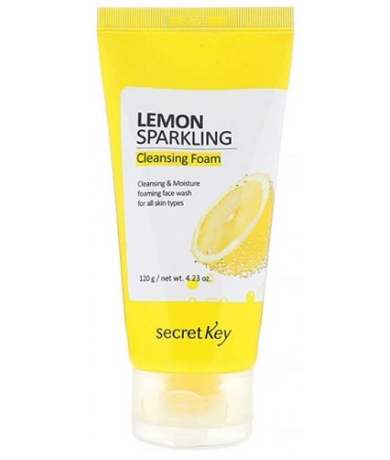 Пенка для умывания с экстрактом лимона Secret Key Lemon Sparkling Cleansing Foam 200 мл