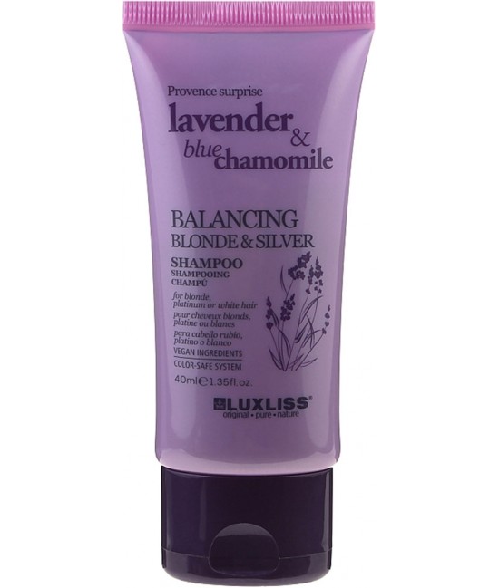 Шампунь балансирующий для блонда Luxliss Balancing Blonde & Silver Shampoo 40 мл