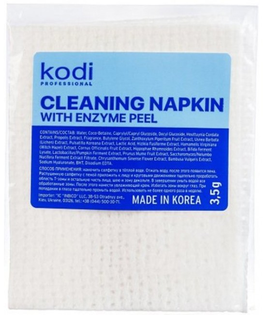 Cleaning Napkin With Enzyme Peel 