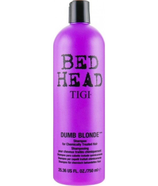 Шампунь для блондинок для обесцвеченных и поврежденных волос Tigi Dumb Blonde Shampoo