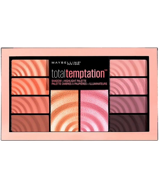 Палетка теней и хайлайтеров Maybelline Total Temptation Eyeshadow + Highlight Palette 