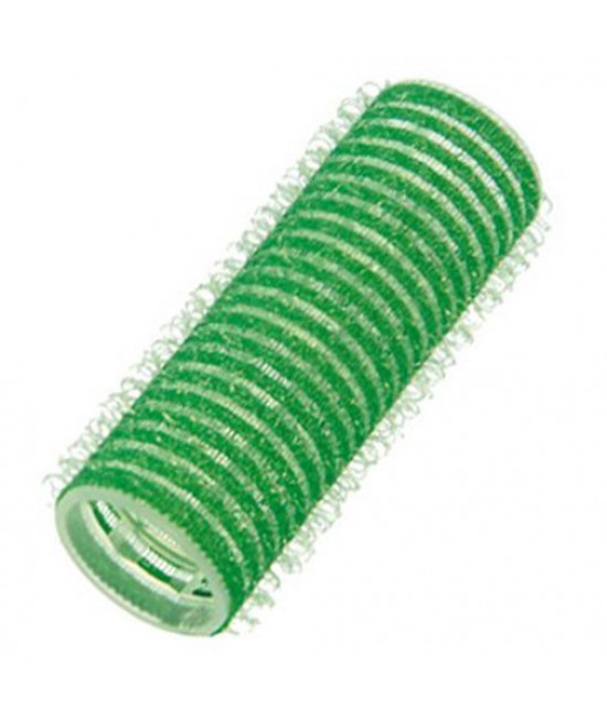 Бигуди-липучка Зеленые 21 мм 12 шт