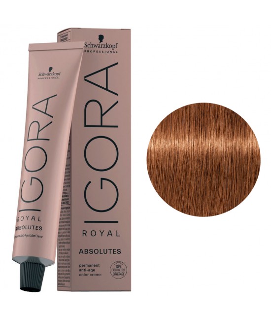 Краска для седых волос Schwarzkopf Igora Royal Absolutes 7-710 средне-русый медный сандре 60 мл