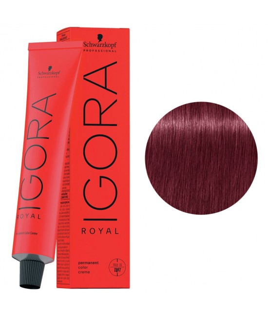 Краска для волос Igora Royal 7-982 Средне-русый фиолетовый красный пепельный 60 мл