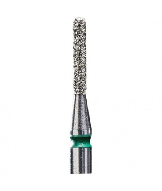Фреза алмазная цилиндр заокругленный зеленая Staleks Expert FA30G014/8K