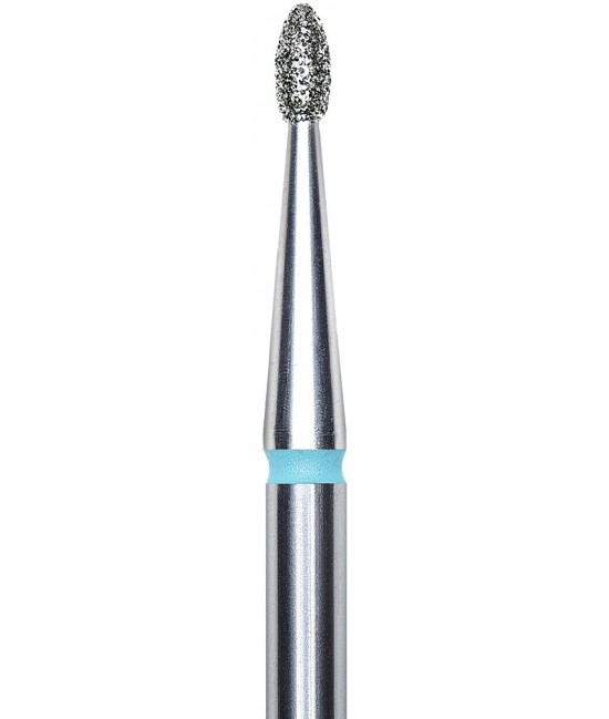 Фреза алмазная почка закругленная синяя Staleks Expert 1,6 мм/3,4 мм