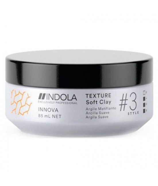 Глина для волос легкой фиксации Indola Innova Texture Soft Clay 85 мл