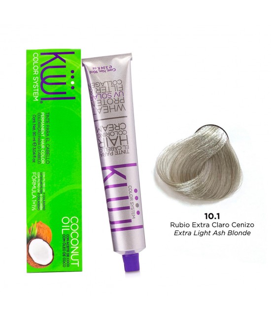 Краска для волос Kuul Color System 10.1 Очень светлый блондин пепельный 90 мл