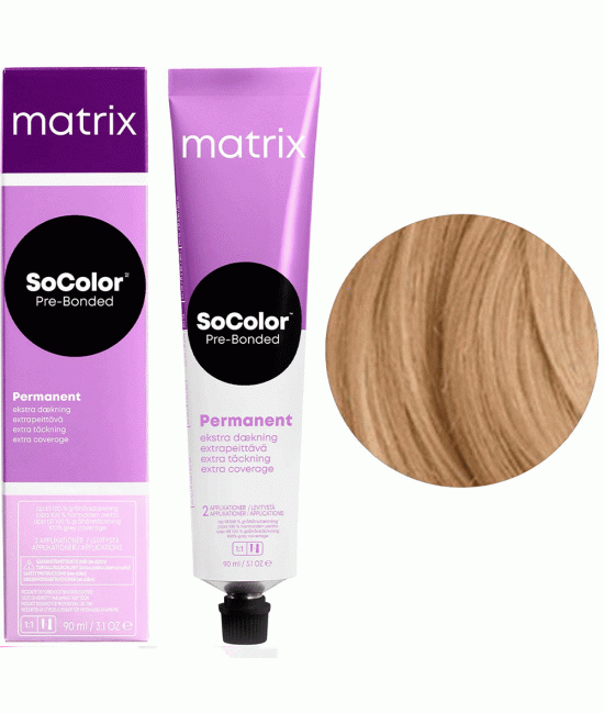 Краска Matrix SoColor Extra Coverage для высокоэффективного 100% закрашивания седины 509N Extra Coverage Очень светлый блондин натуральный