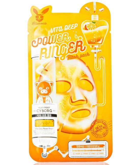 Питательная маска мгновенного действия Elizavecca Vita Deep Power Reinger Mask Pack