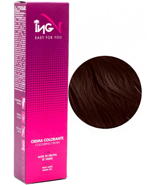 Краска для волос ING Coloring Cream, 100 мл 6 Темно-русый 