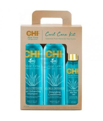 Набір для волосся CHI Aloe Vera (шампунь + кондиціонер + масло) 