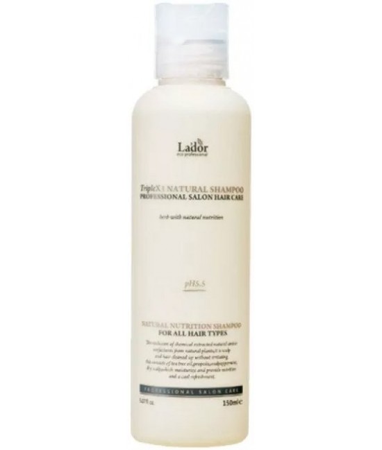 Безсульфатный органический шампунь Lador Triplex Natural Shampoo