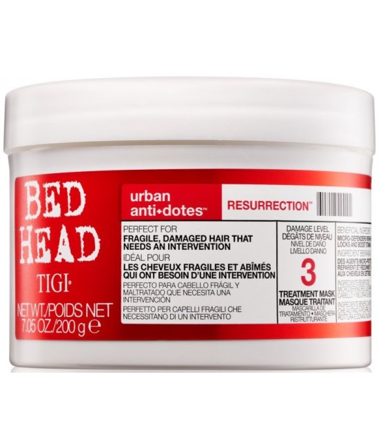 Маска для сильно поврежденных волос Tigi Bed Head Urban Antidotes Resurrection Treatment Mask