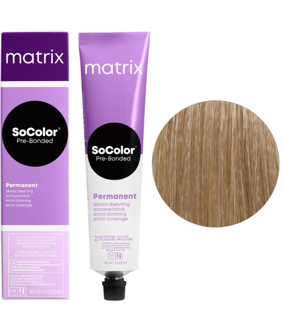 Краска Matrix SoColor Extra Coverage для высокоэффективного 100% закрашивания седины 510G Extra Coverage Очень очень светлый блондин золотистый