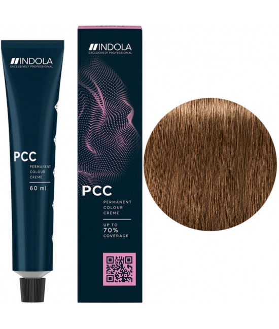 Крем-краска для волос Indola PCC Permanent Colour Creme 60 мл 7.32 Средний блондин золотистый жемчужный