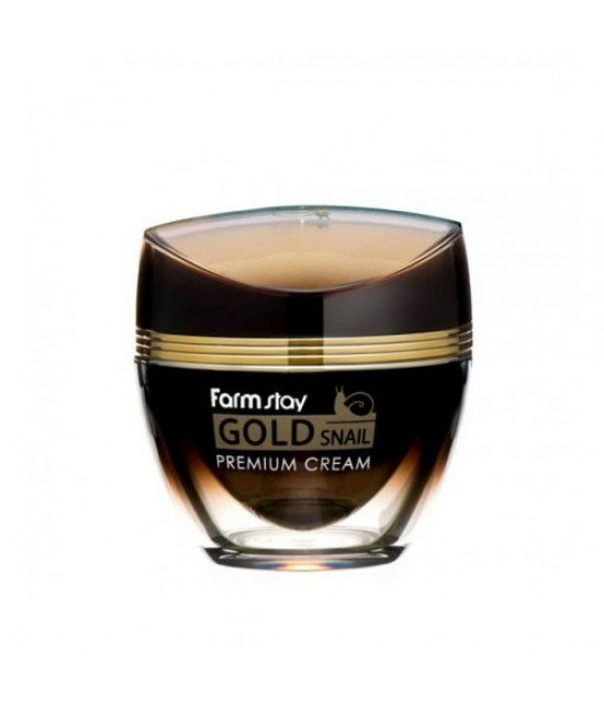 Крем с золотом и муцином улитки Farmstay Gold Snail Premium Cream 50 мл