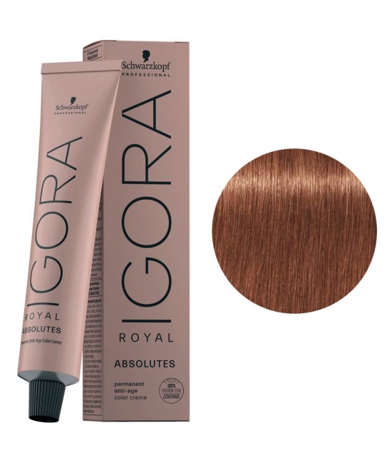 Краска для седых волос Schwarzkopf Igora Royal Absolutes 7-560 средне-русый золотистый шоколадный 60 мл