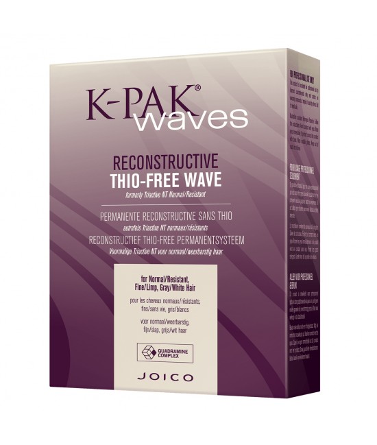 K-Pak Waves Reconstructive Thio-Free Wave for Normal/Resistant, Fine/Limp, Gray/White Hair 