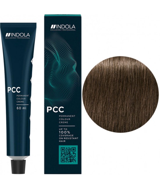 Крем-краска для волос Indola Permanent Caring Color 60 мл 6.0+ Темно-русый интенсивный натуральный